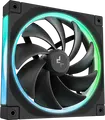 Корпусный вентилятор DeepCool FL14 ARGB, 140x140x25мм, 500-1700 RPM, 66.59 CFM, гидродинамический подшипник, 4-pin PWM, черный, DF01402512CM