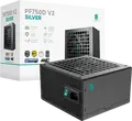 Блок питания Deepcool PF750D V2 750Вт, 80 Plus Silver, ATX 12V 3.1, DC-DC топология, Active PFC, вентилятор 120мм Hydro Bearing, плоские кабели, черный