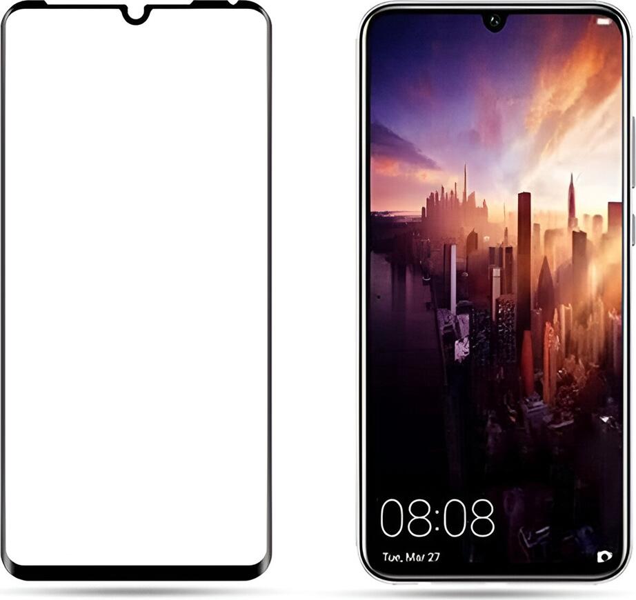 Protectie Ecran Helmet Diamond Glass 4D din Sticla Temperata pentru Huawei P30, Acoperire Completa Curvata, Rezistenta la Socuri si Zgarieturi