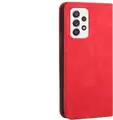 Husa Flip Helmet pentru Samsung Galaxy A33, 6.4 inch, Cover Tip Carte din Nylon Rezistent la Socuri si Praf cu Protectie Completa Ecran si Spate