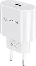 BAVIN Wall Charger PD 20W Fast Charge, Type-C Port, White