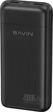 BAVIN Power Bank 20000mAh, Quick Charging, Dual USB Output, Black