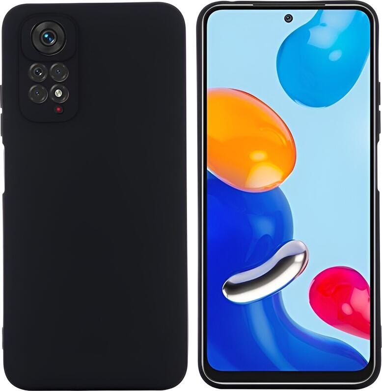 Helmet Liquid Silicone Case for Xiaomi Redmi Note 11, 6.43 inch Matte Soft-Touch Shockproof and Scratch-Resistant Slim Protective Cover