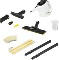 Karcher SC 1 EasyFix Steam Cleaner 1.516-401.0, 1200W, 3 bar Pressure, 200ml Tank, Chemical-free Cleaning, Set of 11 Pieces