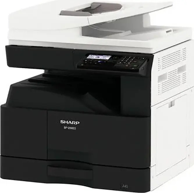 Sharp BP-20M22EU Nova Light 2 Monochrome A3 Laser Multifunctional Printer, 22 ppm, 600 dpi, 1GB RAM, Duplex Print/Scan, 100-sheet ADF, Ethernet, USB