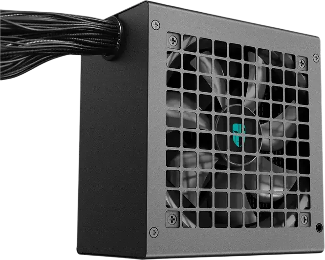 Sursa PC Deepcool PF550X 550W ATX, Certificare 80 Plus Bronze, Non-Modulare, Ventilator 120mm Hydro Bearing, Cabluri Plate, Negru