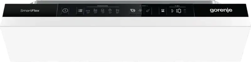 Gorenje GV563E11 Built-in Compact Dishwasher, 10 Place Settings, A++ Energy Class, 5 Programs, SmartFlex, AquaStop, White, 44.8x81.5x55 cm
