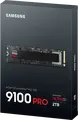 SSD-накопитель Samsung 9100 PRO 2TB M.2 2280 NVMe PCIe 5.0 x4 без радиатора, скорость чтения до 14,700 МБ/с, записи 13,400 МБ/с, V-NAND TLC, совместим с PS5
