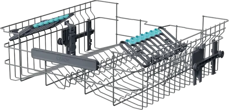 Candy Rapidò CI 6E7F1A Built-in Full Size Dishwasher, 16 Place Settings, 8 Programs, 35min Fast Cycle, Inverter Motor, AquaStop, Grey