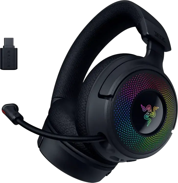 Căști gaming Razer Kraken V4, Cu fir, Negru