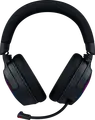 Casca Gaming Razer Kraken V4, Circumaurale Inchise, Cu Fir/Wireless Bluetooth 5.3, Audio Spatial THX, Microfon Retractabil Unidirectional, RGB Chroma, Negru