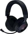 Casca Gaming Razer Kraken V4, Circumaurale Inchise, Cu Fir/Wireless Bluetooth 5.3, Audio Spatial THX, Microfon Retractabil Unidirectional, RGB Chroma, Negru
