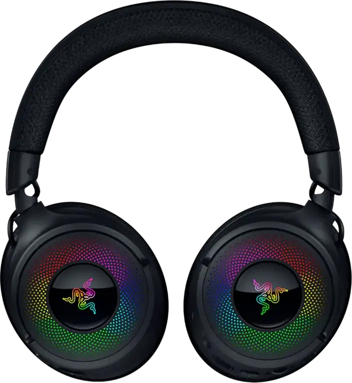 Casca Gaming Razer Kraken V4, Circumaurale Inchise, Cu Fir/Wireless Bluetooth 5.3, Audio Spatial THX, Microfon Retractabil Unidirectional, RGB Chroma, Negru