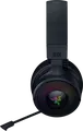 Casca Gaming Razer Kraken V4, Circumaurale Inchise, Cu Fir/Wireless Bluetooth 5.3, Audio Spatial THX, Microfon Retractabil Unidirectional, RGB Chroma, Negru