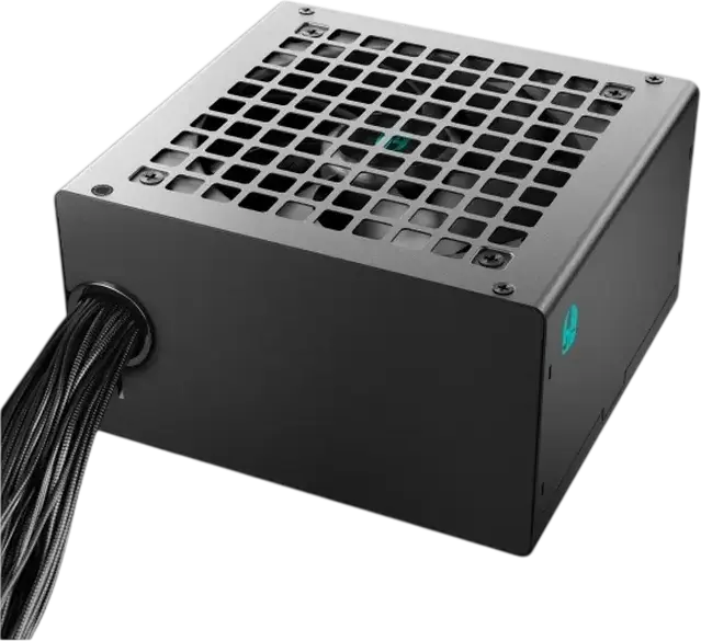 Deepcool PF650D V2 ATX Power Supply 650W 80+ Silver Efficiency Active PFC DC-DC Flat Cables Hydro Bearing Fan Black