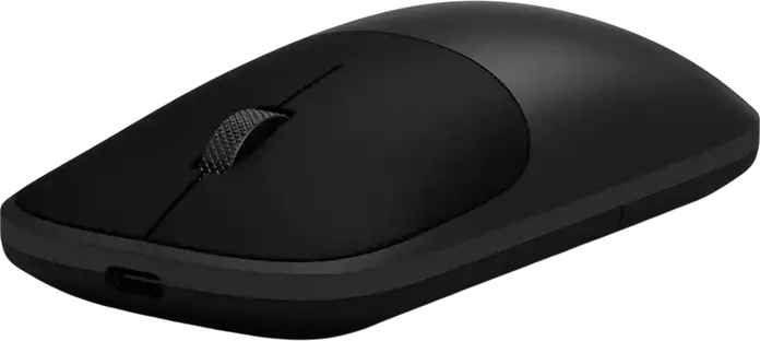 Satechi Slim EX Wireless Mouse, Black, 3-in-1 Bluetooth 5.3 and 2.4GHz USB-C Connectivity, Anodized Aluminum, Quiet-click, 1200 DPI, Ambidextrous, Rechargeable