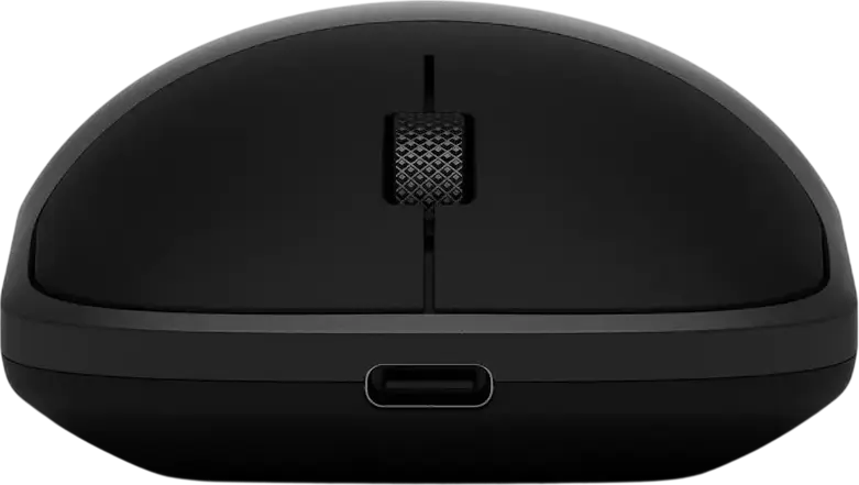 Satechi Slim EX Wireless Mouse, Black, 3-in-1 Bluetooth 5.3 and 2.4GHz USB-C Connectivity, Anodized Aluminum, Quiet-click, 1200 DPI, Ambidextrous, Rechargeable
