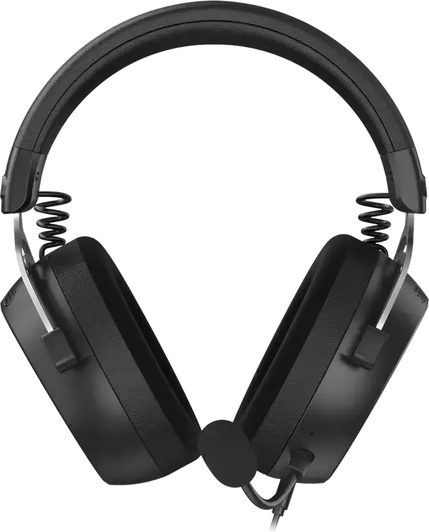 Casca Gaming HATOR Hypergang 3 EVO ESH07 Hi-Res, Over-Ear, Driver Dinamic, Microfon si Cablu Detasabil, 32 Ohm, Negru