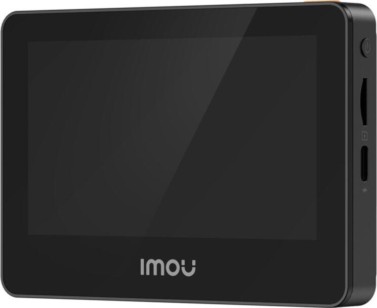 Imou VD1 Smart Doorbell with 4.3 inch Display, 5MP Resolution, Wi-Fi 6 Dual-Band, Human Detection, 4800mAh Battery, microSD Slot, Black