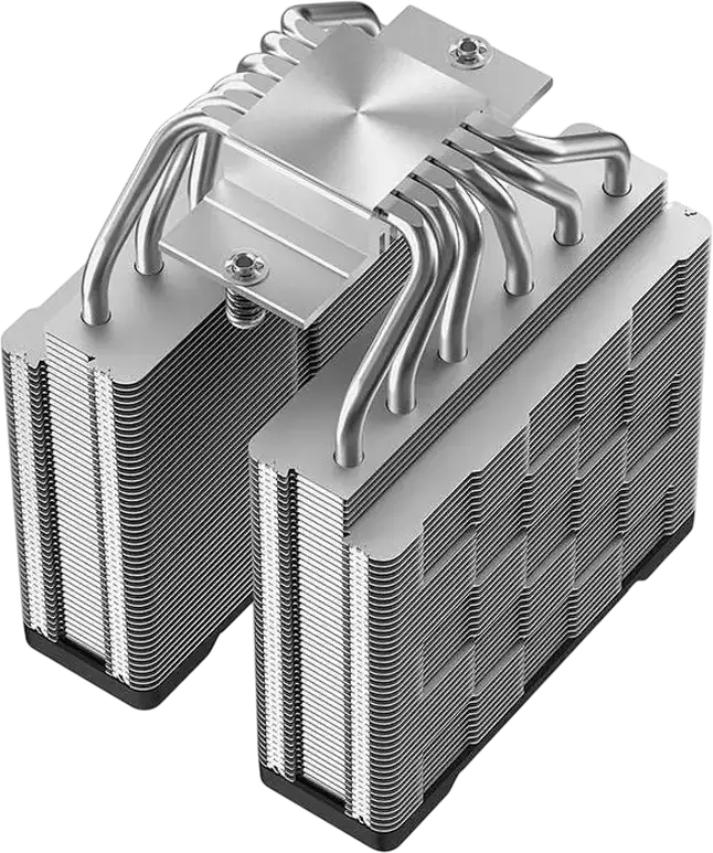 Cooler CPU Deepcool AG620 V2 Dual-Tower, TDP 260W, 6 heatpipe-uri de cupru, 2 ventilatoare PWM de 120mm, compatibil Intel LGA1700/1851 si AMD AM4/AM5