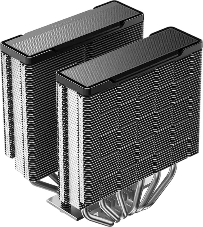 Cooler CPU Deepcool AG620 V2 Dual-Tower, TDP 260W, 6 heatpipe-uri de cupru, 2 ventilatoare PWM de 120mm, compatibil Intel LGA1700/1851 si AMD AM4/AM5