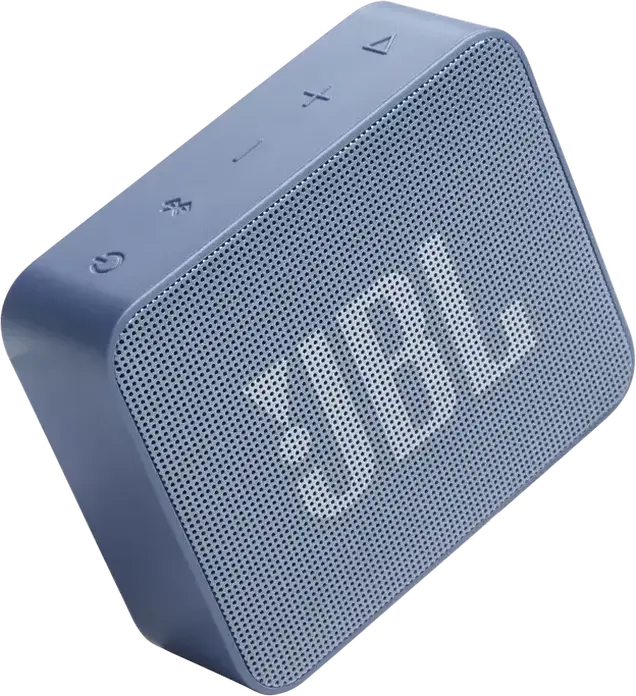 Difuzor Portabil Bluetooth JBL GO Essential 2, Albastru, Incarcare USB-C, Design Rectangular Compact cu Grila de Material