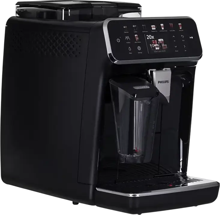 Philips EP5541/50 Seria 5500 Aparat de Cafea Espresso Automat, Sistem LatteGo, Pompa 15 Bar, Rezervor 1.8L, Rasnita Ceramica, Ecran Color Touch, Negru