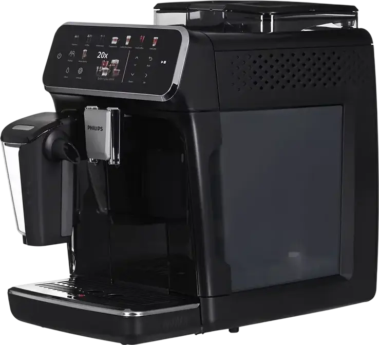 Philips EP5541/50 Seria 5500 Aparat de Cafea Espresso Automat, Sistem LatteGo, Pompa 15 Bar, Rezervor 1.8L, Rasnita Ceramica, Ecran Color Touch, Negru