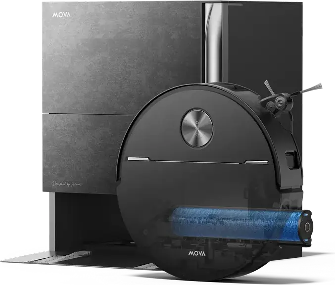 Robot Aspirator si Mop Mova Z70 Ultra Roller Complete, Suctie 36000Pa, HydroForce Mopping 2.0, Navigatie DToF, Statie cu Spalat cu Apa Calda 100C