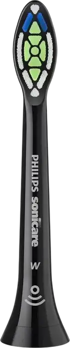 Philips Sonicare HX6062/88 Capete de schimb Optimal White pentru perute electrice, duritate medie, negru, set de 2 piese, pentru albire