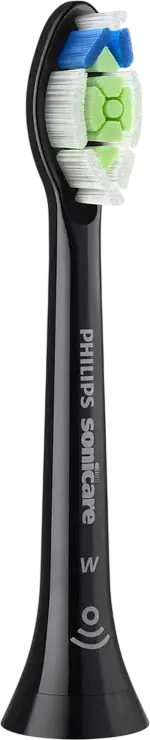 Philips Sonicare HX6062/88 Capete de schimb Optimal White pentru perute electrice, duritate medie, negru, set de 2 piese, pentru albire