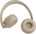 Беспроводные накладные наушники JBL Tune 530BT, Pure Bass Sound, до 76 часов работы, Bluetooth 6.0, Multipoint, встроенный микрофон, бежевый