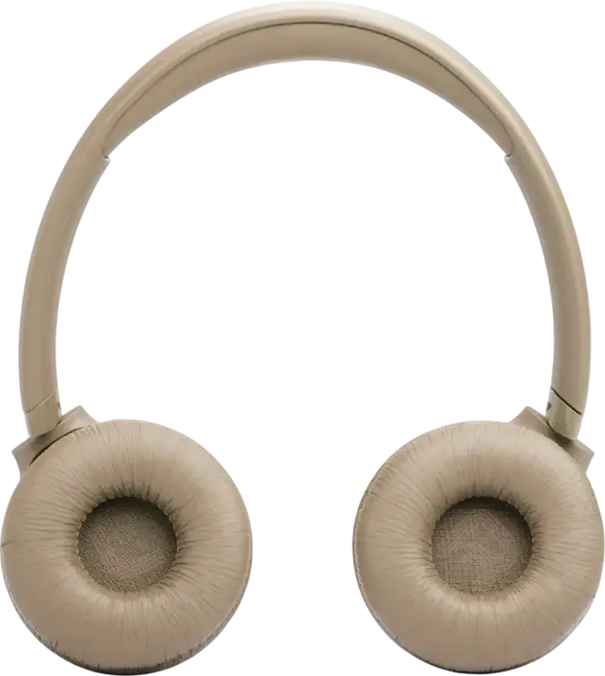 Беспроводные накладные наушники JBL Tune 530BT, Pure Bass Sound, до 76 часов работы, Bluetooth 6.0, Multipoint, встроенный микрофон, бежевый