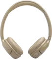 Беспроводные накладные наушники JBL Tune 530BT, Pure Bass Sound, до 76 часов работы, Bluetooth 6.0, Multipoint, встроенный микрофон, бежевый