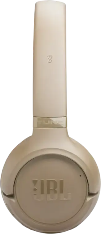 Беспроводные накладные наушники JBL Tune 530BT, Pure Bass Sound, до 76 часов работы, Bluetooth 6.0, Multipoint, встроенный микрофон, бежевый