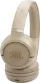 Беспроводные накладные наушники JBL Tune 530BT, Pure Bass Sound, до 76 часов работы, Bluetooth 6.0, Multipoint, встроенный микрофон, бежевый