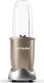 NutriBullet NB907CP Pro Extractor de Nutrienti 900W, Cupa Tritan fara BPA 0.9L, Lama Otel Inoxidabil, Functie Zdrobire Gheață, Set de 5 piese, Bej