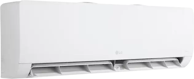 LG WZ AWN Split Air Conditioner, 9,000 BTU/h, White, with Digital Display, Set of 3: Indoor Unit, Outdoor Unit, Remote Control