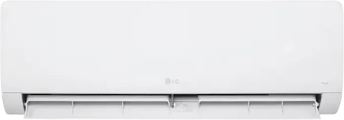 LG WZ AWN Split Air Conditioner, 9,000 BTU/h, White, with Digital Display, Set of 3: Indoor Unit, Outdoor Unit, Remote Control
