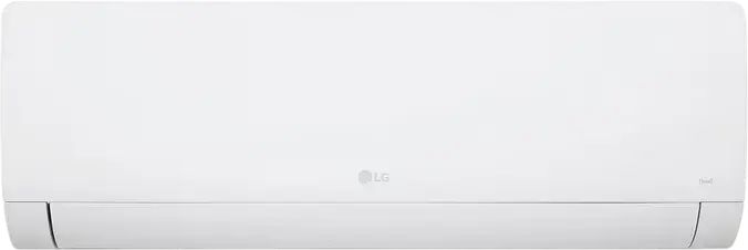 LG WZ AWN Split Air Conditioner, 9,000 BTU/h, White, with Digital Display, Set of 3: Indoor Unit, Outdoor Unit, Remote Control