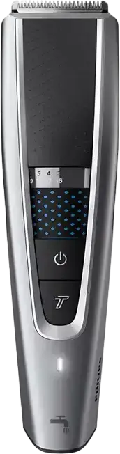 Триммер для волос Philips Series 5000 HC5630/15, 0.5-28 мм, 28 настроек длины, Li-Ion аккумулятор, Trim-n-Flow, стальные лезвия, набор из 3 насадок