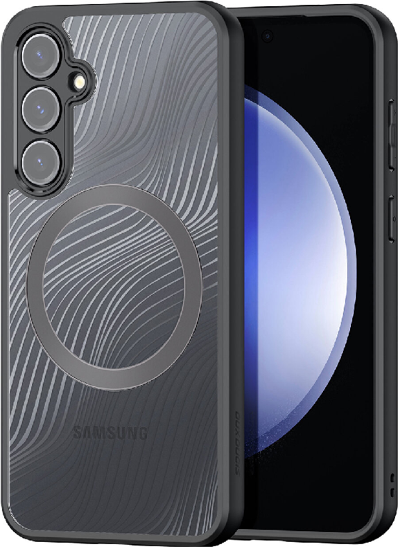 Dux Ducis Aimo Mag Case for Samsung Galaxy S24 Plus 6.7", Magnetic Ring Stand, Shockproof PC TPU Armored Hard Case, Matte Anti-Fingerprint