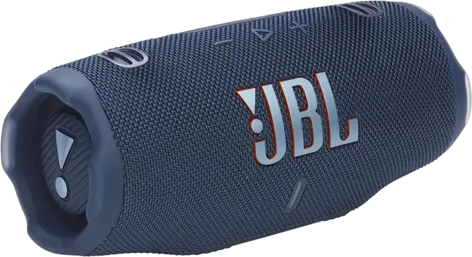 JBL Charge 6 Portable Bluetooth Speaker, Blue, IP68 Waterproof and Dustproof, 45W Total RMS Power, 28h Playtime, AI Sound Boost, Auracast, Powerbank