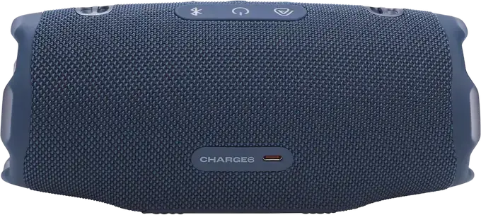 JBL Charge 6 Portable Bluetooth Speaker, Blue, IP68 Waterproof and Dustproof, 45W Total RMS Power, 28h Playtime, AI Sound Boost, Auracast, Powerbank