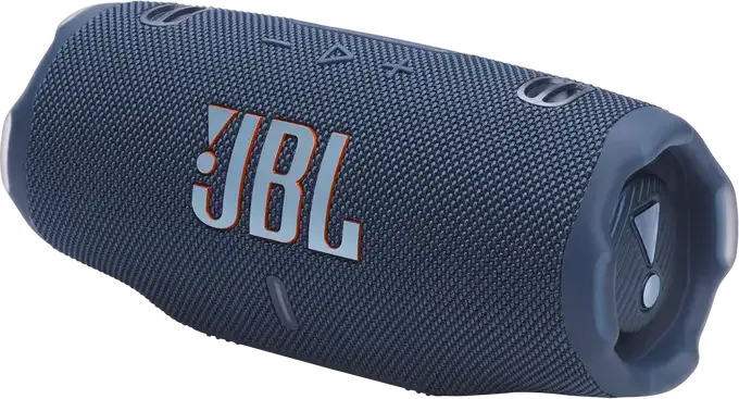 JBL Charge 6 Portable Bluetooth Speaker, Blue, IP68 Waterproof and Dustproof, 45W Total RMS Power, 28h Playtime, AI Sound Boost, Auracast, Powerbank