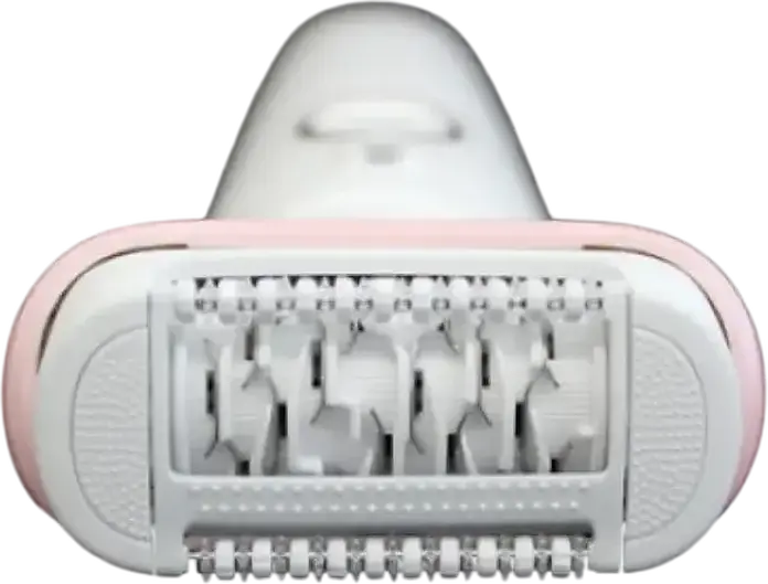 Braun Silk-épil 9 SES9000 Epilator, 40 MicroGrip Steel Tweezers, Wet & Dry, Pivoting Head, Massage Function, 50 min Runtime, White