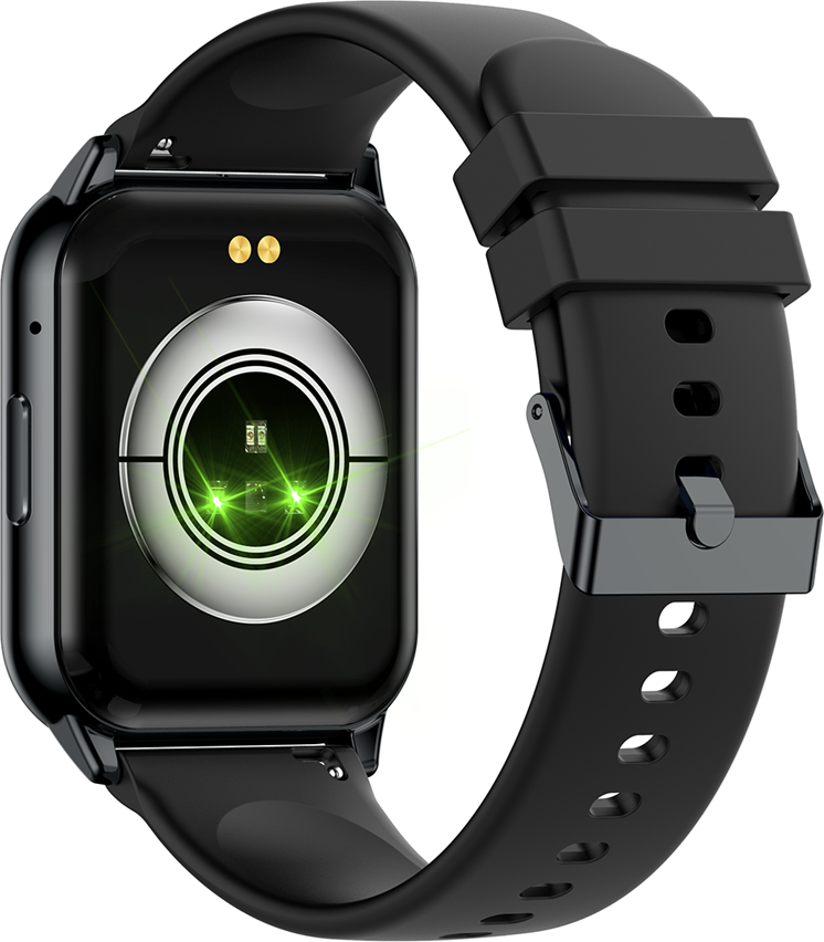 Maxcom FW25 Arsen Pro Smartwatch, 1.96-inch HD IPS Touch Screen, Heart Rate, SpO2, Blood Pressure, 70+ Sports Modes, IP67 Waterproof, Android/iOS, Black