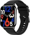 Maxcom FW25 Arsen Pro Smartwatch, 1.96-inch HD IPS Touch Screen, Heart Rate, SpO2, Blood Pressure, 70+ Sports Modes, IP67 Waterproof, Android/iOS, Black