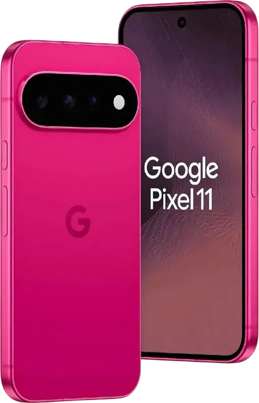 Google Pixel 11 Android Smartphone, Hibiscus, with 12GB RAM, 256GB Storage, Triple Rear Camera System and Punch-hole Front Camera, Slab Form Factor