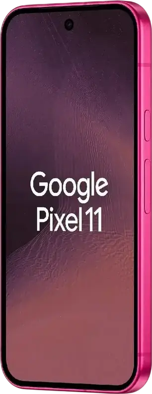 Google Pixel 11 Android Smartphone, Hibiscus, with 12GB RAM, 256GB Storage, Triple Rear Camera System and Punch-hole Front Camera, Slab Form Factor